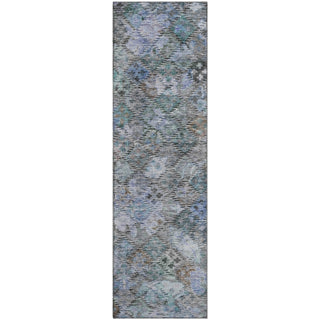 Piper Looms Mayfield Global AMF1109 Blue Machine Washable Area Rug Runner Main Image