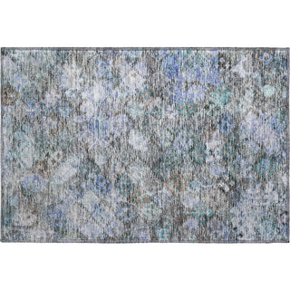 Piper Looms Mayfield Global AMF1109 Blue Machine Washable Area Rug Scatter Main Image