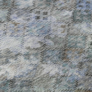 Piper Looms Mayfield Global AMF1109 Blue Machine Washable Area Rug Swatch Image