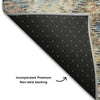 Piper Looms Mayfield Global AMF1109 Gold Machine Washable Area Rug Backing Image