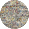 Piper Looms Mayfield Global AMF1109 Gold Machine Washable Area Rug Round Main Image