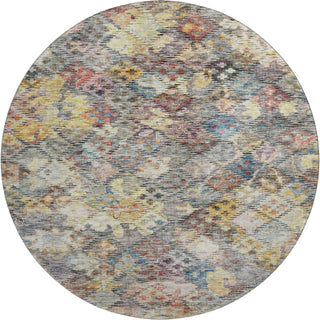Piper Looms Mayfield Global AMF1109 Gold Machine Washable Area Rug Round Main Image