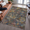 Piper Looms Mayfield Global AMF1109 Gray Machine Washable Area Rug Lifestyle Image Feature