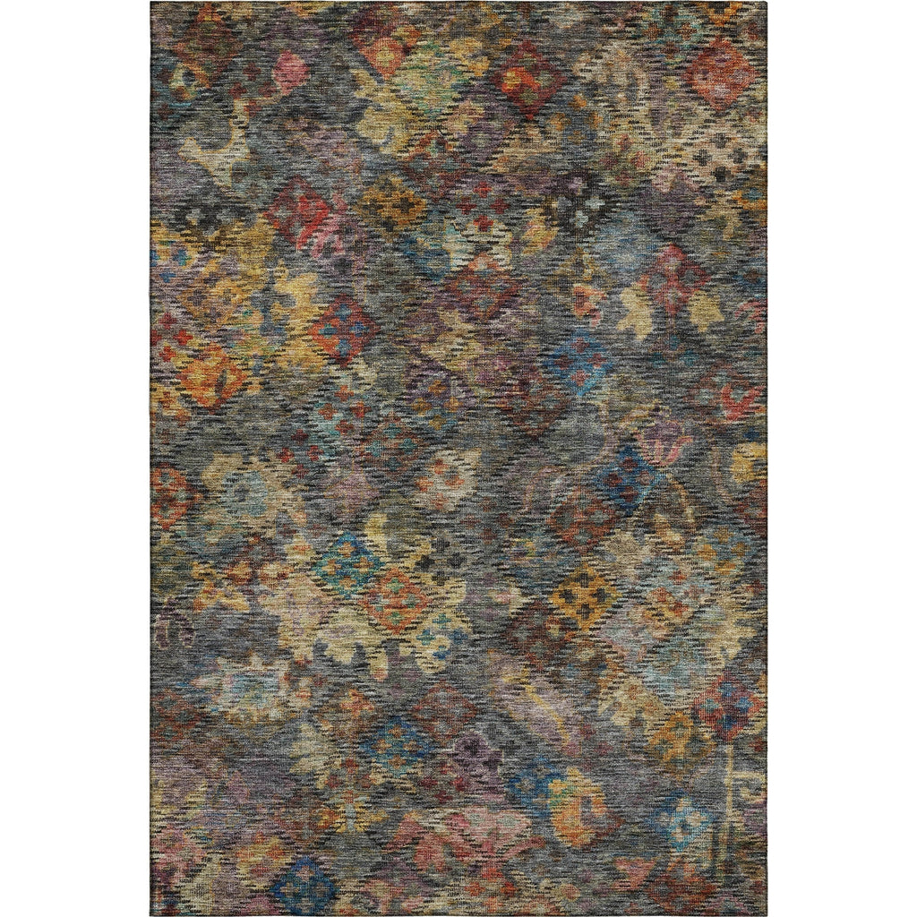 Piper Looms Mayfield Global AMF1109 Gray Machine Washable Area Rug main image