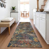 Piper Looms Mayfield Global AMF1109 Gray Machine Washable Area Rug Runner Lifestyle Image Feature