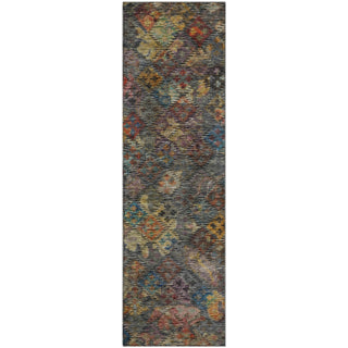 Piper Looms Mayfield Global AMF1109 Gray Machine Washable Area Rug Runner Main Image