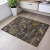 Piper Looms Mayfield Global AMF1109 Gray Machine Washable Area Rug Scatter Lifestyle Image Feature