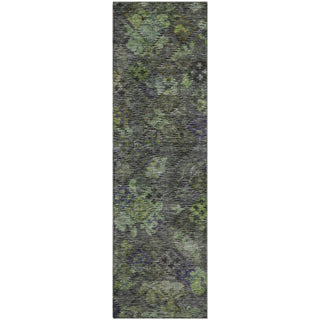 Piper Looms Mayfield Global AMF1109 Green Machine Washable Area Rug Runner Main Image