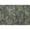 Piper Looms Mayfield Global AMF1109 Green Machine Washable Area Rug Scatter Main Image