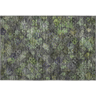 Piper Looms Mayfield Global AMF1109 Green Machine Washable Area Rug Scatter Main Image