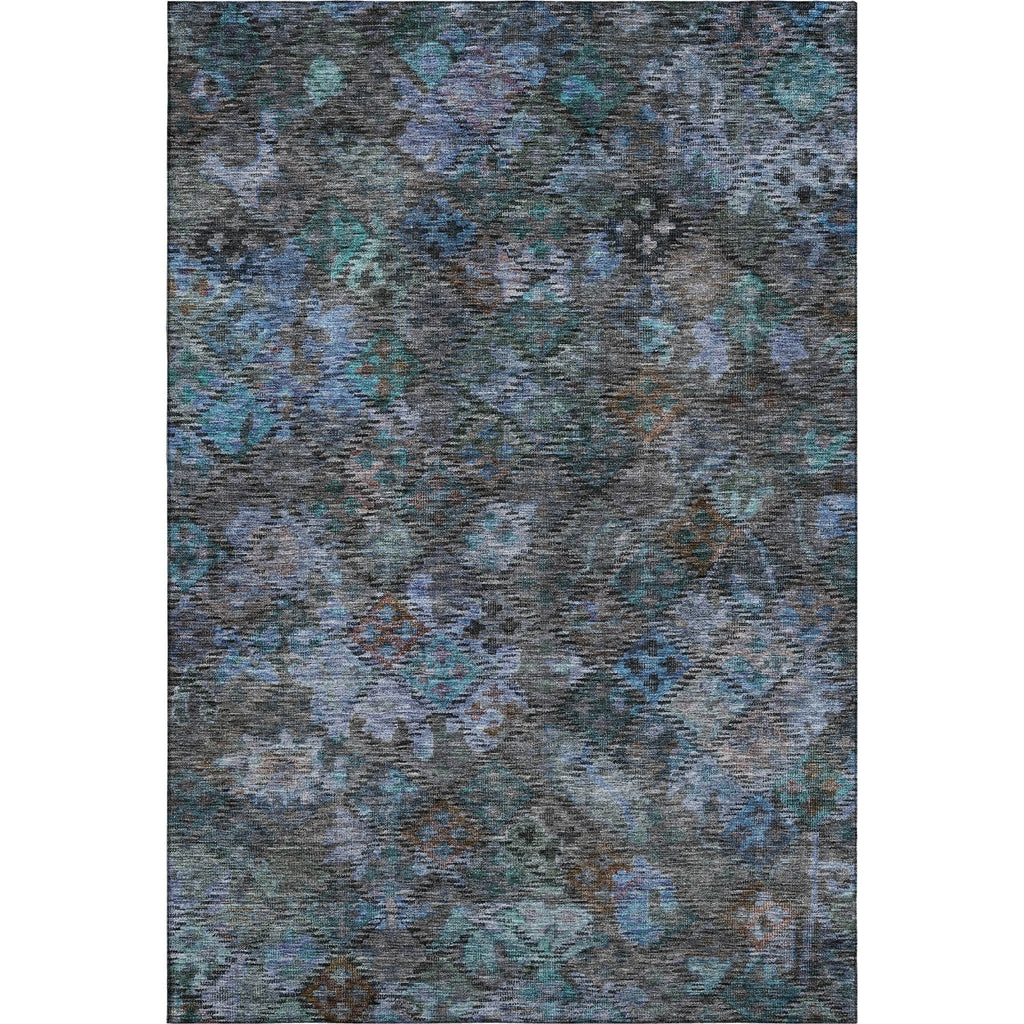 Piper Looms Mayfield Global AMF1109 Teal Machine Washable Area Rug main image