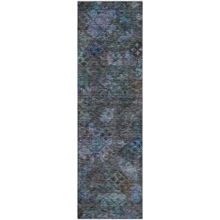 Piper Looms Mayfield Global AMF1109 Teal Machine Washable Area Rug Runner Main Image