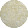 Piper Looms Mayfield Global AMF1109 Wheat Machine Washable Area Rug Round Main Image