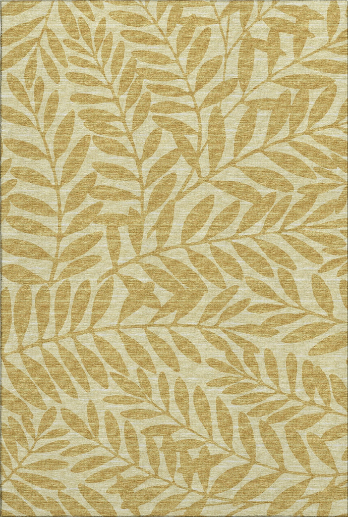 Piper Looms Mayfield Leaves: Tropical Botanical AMF111 Gilded Machine Washable Area Rug main image