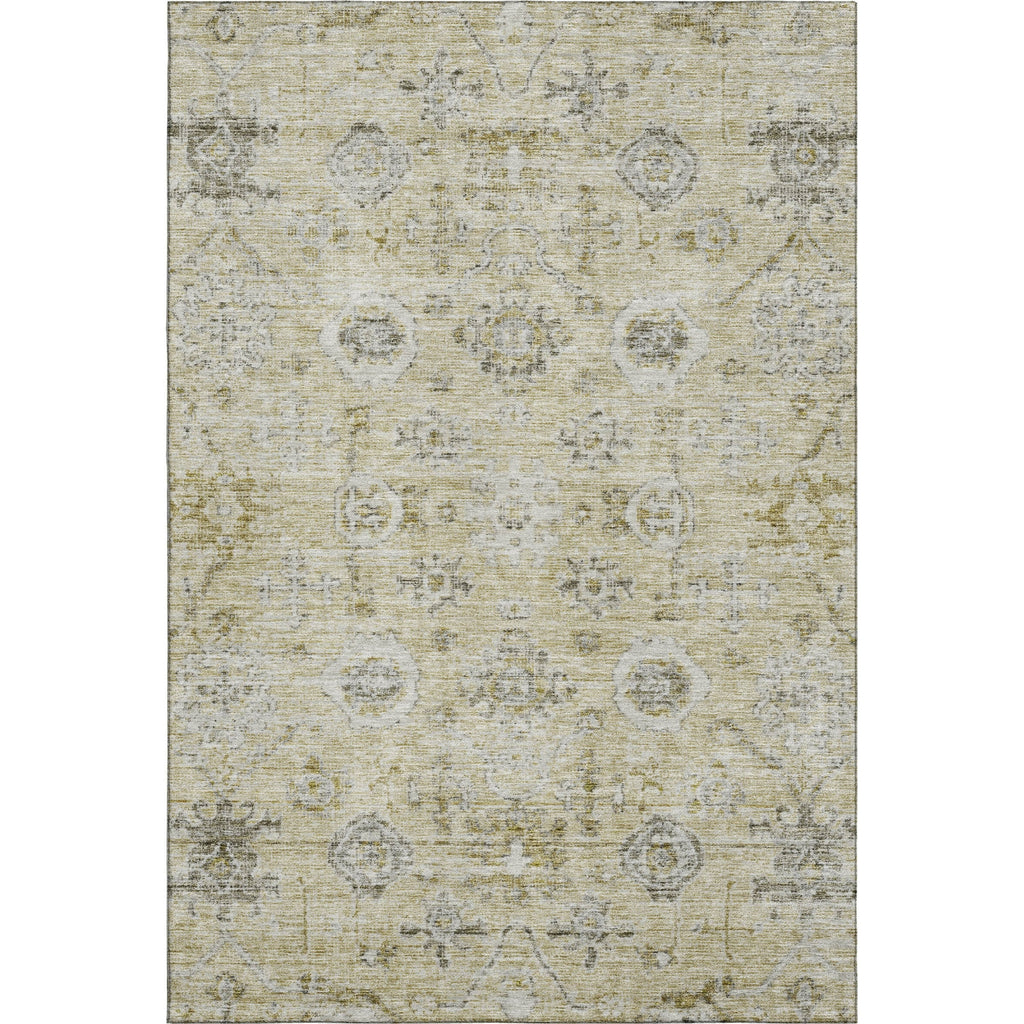 Piper Looms Mayfield Damask AMF1110 Beige Machine Washable Area Rug main image