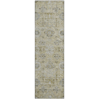 Piper Looms Mayfield Damask AMF1110 Beige Machine Washable Area Rug Runner Main Image