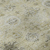Piper Looms Mayfield Damask AMF1110 Beige Machine Washable Area Rug Swatch Image