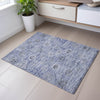 Piper Looms Mayfield Damask AMF1110 Blue Machine Washable Area Rug Scatter Lifestyle Image Feature