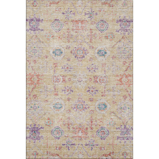 Piper Looms Mayfield Damask AMF1110 Orange Machine Washable Area Rug main image
