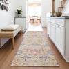 Piper Looms Mayfield Damask AMF1110 Orange Machine Washable Area Rug Runner Lifestyle Image Feature
