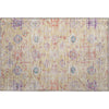 Piper Looms Mayfield Damask AMF1110 Orange Machine Washable Area Rug Scatter Main Image