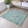 Piper Looms Mayfield Damask AMF1110 Teal Machine Washable Area Rug Scatter Lifestyle Image Feature