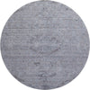 Piper Looms Mayfield Global AMF1111 Blue Machine Washable Area Rug Round Main Image