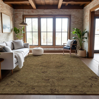 Piper Looms Mayfield Global AMF1111 Brown Machine Washable Area Rug Lifestyle Image Feature