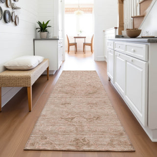 Piper Looms Mayfield Global AMF1111 Coral Machine Washable Area Rug Runner Lifestyle Image Feature