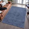 Piper Looms Mayfield Global AMF1111 Navy Machine Washable Area Rug Lifestyle Image Feature