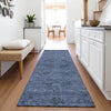 Piper Looms Mayfield Global AMF1111 Navy Machine Washable Area Rug Runner Lifestyle Image Feature