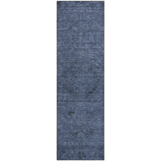 Piper Looms Mayfield Global AMF1111 Navy Machine Washable Area Rug Runner Main Image