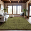 Piper Looms Mayfield Global AMF1111 Olive Machine Washable Area Rug Lifestyle Image Feature