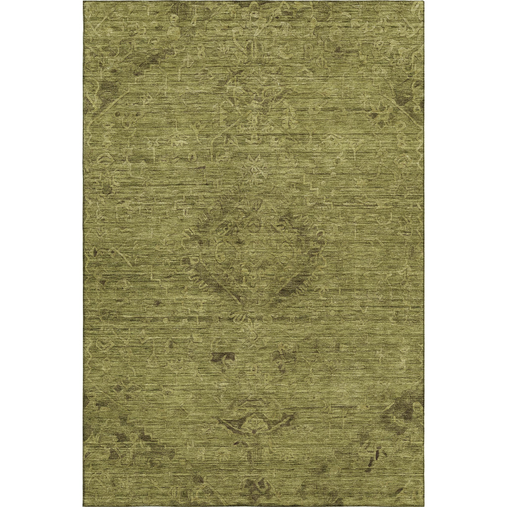 Piper Looms Mayfield Global AMF1111 Olive Machine Washable Area Rug main image