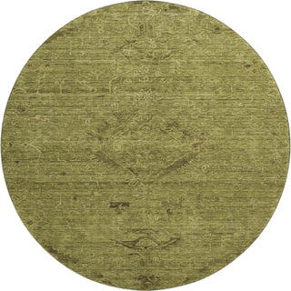 Piper Looms Mayfield Global AMF1111 Olive Machine Washable Area Rug Round Main Image