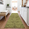 Piper Looms Mayfield Global AMF1111 Olive Machine Washable Area Rug Runner Lifestyle Image Feature