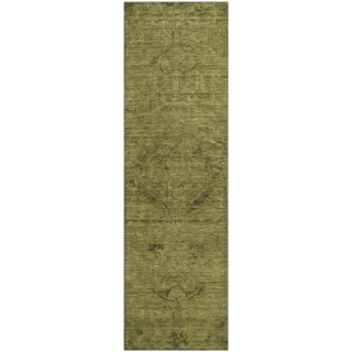 Piper Looms Mayfield Global AMF1111 Olive Machine Washable Area Rug Runner Main Image