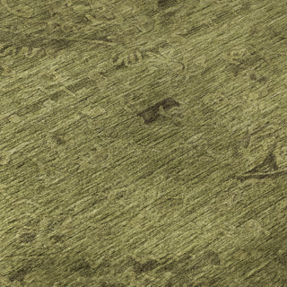 Piper Looms Mayfield Global AMF1111 Olive Machine Washable Area Rug Swatch Image