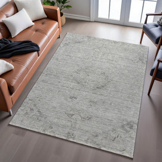 Piper Looms Mayfield Global AMF1111 Pewter Machine Washable Area Rug Lifestyle Image Feature