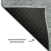 Piper Looms Mayfield Global AMF1111 Teal Machine Washable Area Rug Backing Image