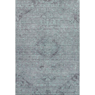 Piper Looms Mayfield Global AMF1111 Teal Machine Washable Area Rug main image