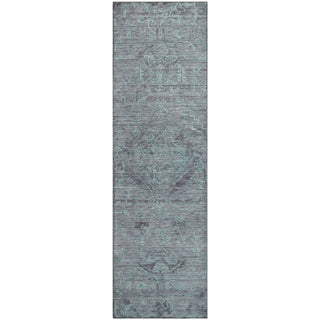 Piper Looms Mayfield Global AMF1111 Teal Machine Washable Area Rug Runner Main Image