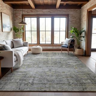 Piper Looms Mayfield Modern AMF1112 Gray Machine Washable Area Rug Lifestyle Image Feature