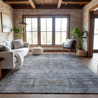 Piper Looms Mayfield Modern AMF1112 Taupe Machine Washable Area Rug Lifestyle Image Feature