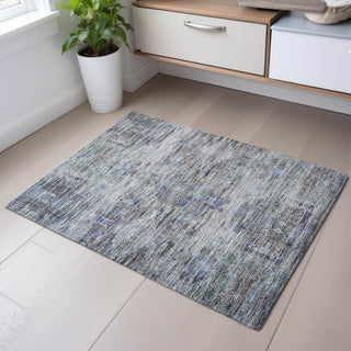Piper Looms Mayfield Modern AMF1112 Taupe Machine Washable Area Rug Scatter Lifestyle Image Feature