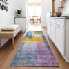 Piper Looms Mayfield Modern AMF1113 Blue Machine Washable Area Rug Runner Lifestyle Image Feature