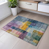 Piper Looms Mayfield Modern AMF1113 Blue Machine Washable Area Rug Scatter Lifestyle Image Feature