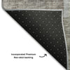 Piper Looms Mayfield Modern AMF1113 Brown Machine Washable Area Rug Backing Image