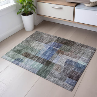 Piper Looms Mayfield Modern AMF1113 Brown Machine Washable Area Rug Scatter Lifestyle Image Feature