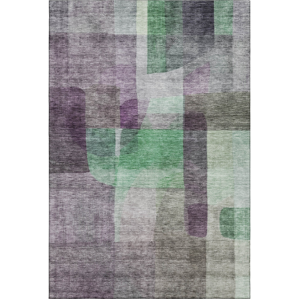 Piper Looms Mayfield Modern AMF1113 Purple Machine Washable Area Rug main image